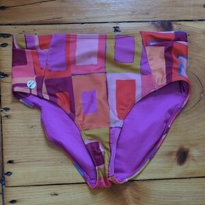 Colorful Geometric Women's Swim Bottom